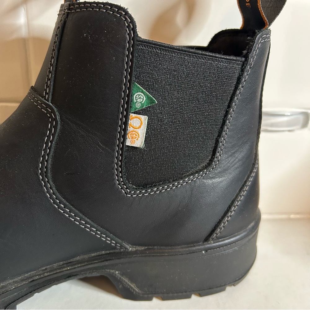 Timberland PRO csa Black Leather Pull-On Boots / steel toed. Like new! - Picture 5 of 12